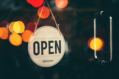 What is open?