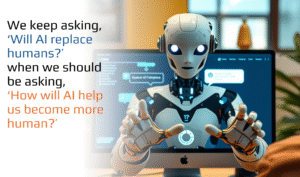 How will AI help us become more human